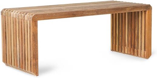 HKliving Bank Element met latten zand 96 cm