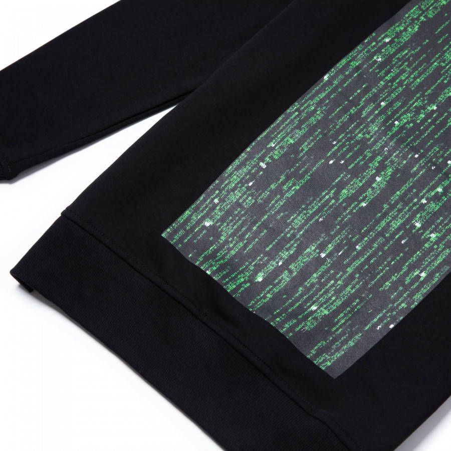 The Matrix Code Sweatshirt Zwart XXL Zwart